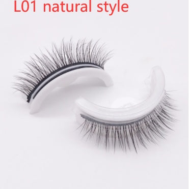 Reusable 3D Mink Lashes Natural False Eyelashes Self Adhesive Fake Glue Free Makeup Eyelash Extension Silk Reusable 3D Mink Lashes Natural False Eyelashes Self Adhesive Fake Glue Free Makeup Eyelash Extension Silk